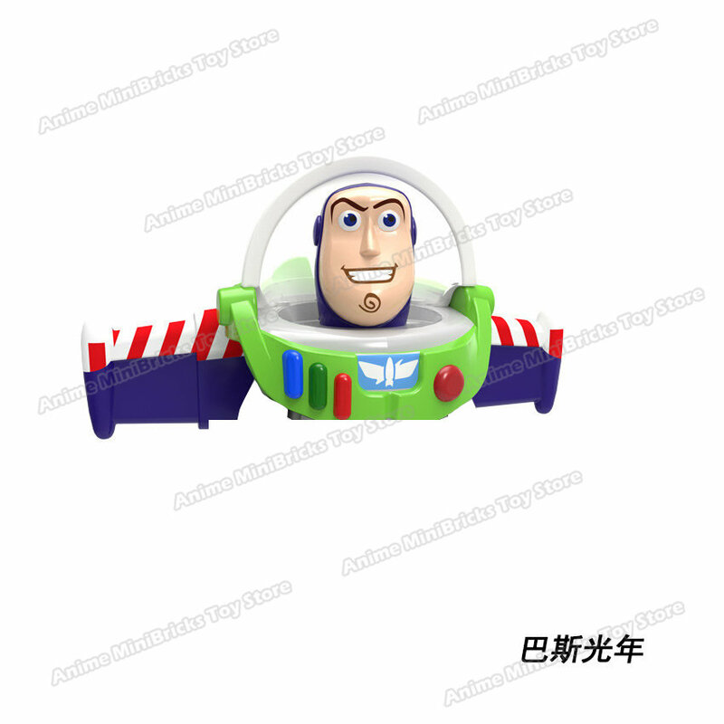 Disney Anime Bricks Movies Mini Action Toys Figures Building Blocks Frozen Angel Toy Story Woody Buzz Lightyear Gifts for Kids