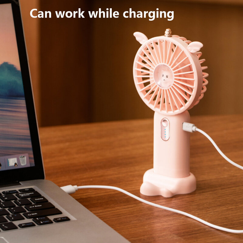 Xiaomi USB Mini Wind Power Handheld Fan 5000mAh Convenient And Ultra-quiet Fan High Quality Office Cute Small Cooling Fans