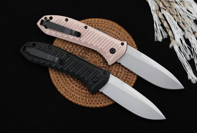 Складной нож высокой твердости BM 5700, уличный камень, лезвие для мытья, карманные военные ножи, безопасность выживания, искусственная кожа
