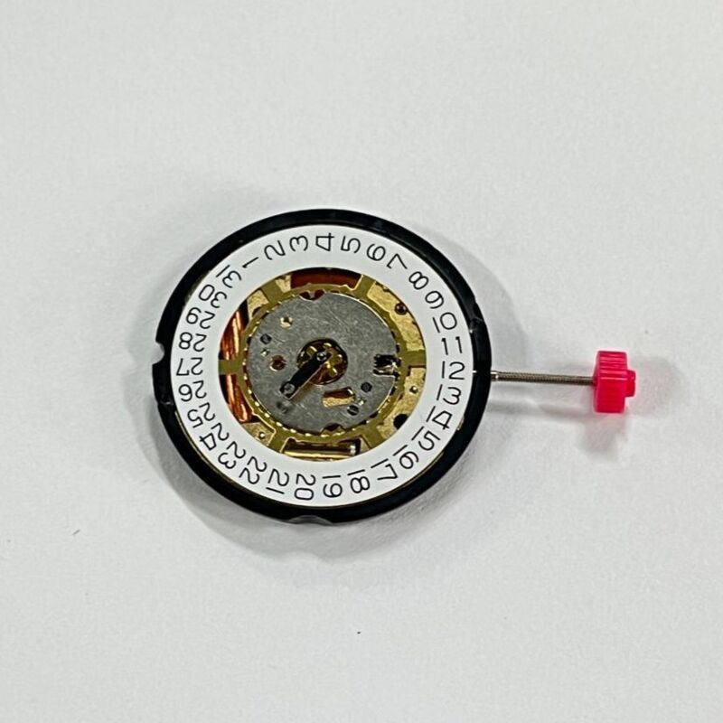 RONDA jam tangan gerakan kuarsa 715 logam 3H 26mm 5 permata tampilan tanggal kalender jam tangan pengganti perbaikan dengan baterai tahan lama