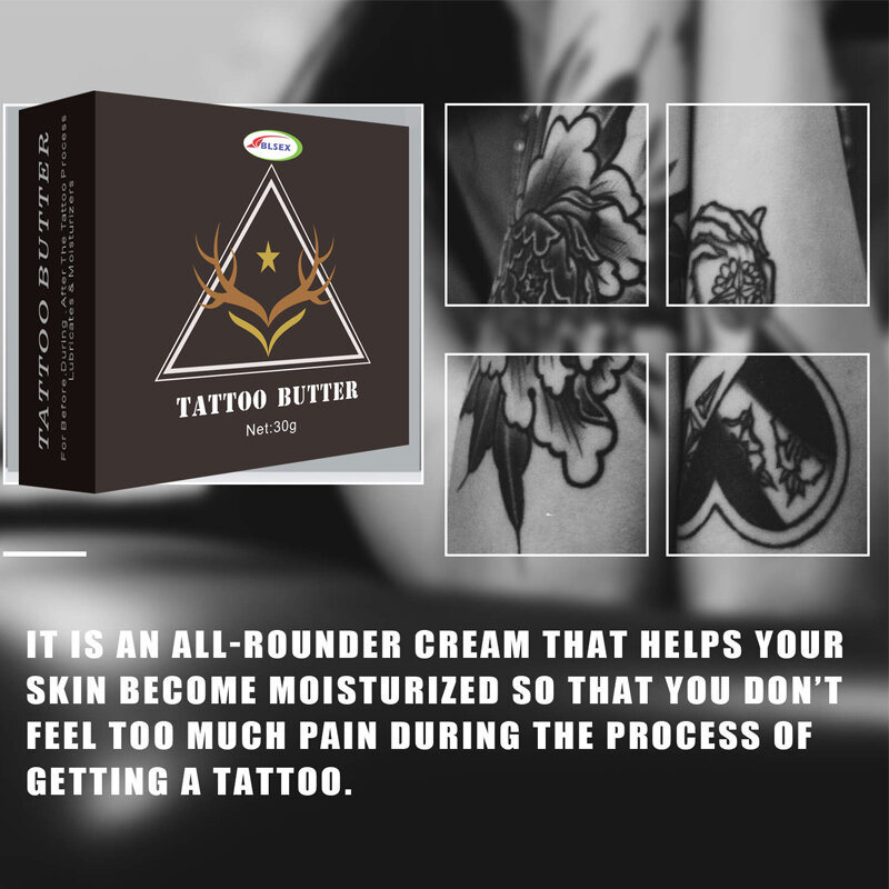 Promote Skin Healing Tattoo Care Anti Scar Cream Brightens Tattoos Relieve Dryness Nourish Skin Prevent Fading Anti Wrinkle 30g