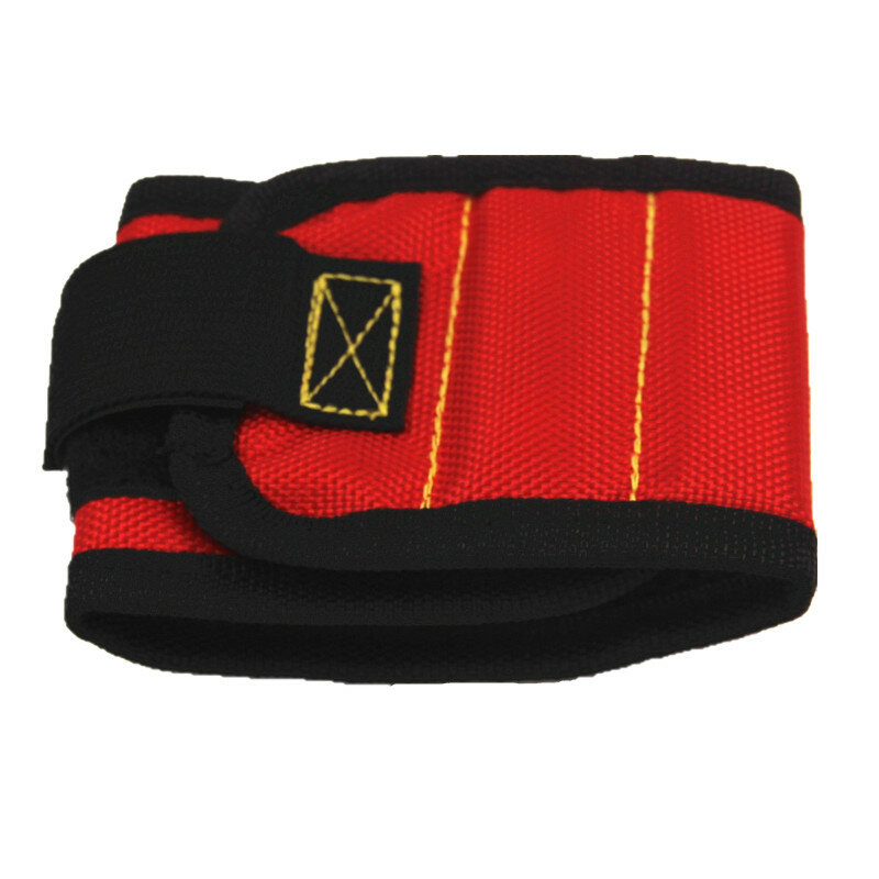 Banda de soporte de muñeca magnética con imanes fuertes para sujetar tornillos, pulsera de uñas, cinturón de soporte, Portabrocas deportivo rojo, azul y negro