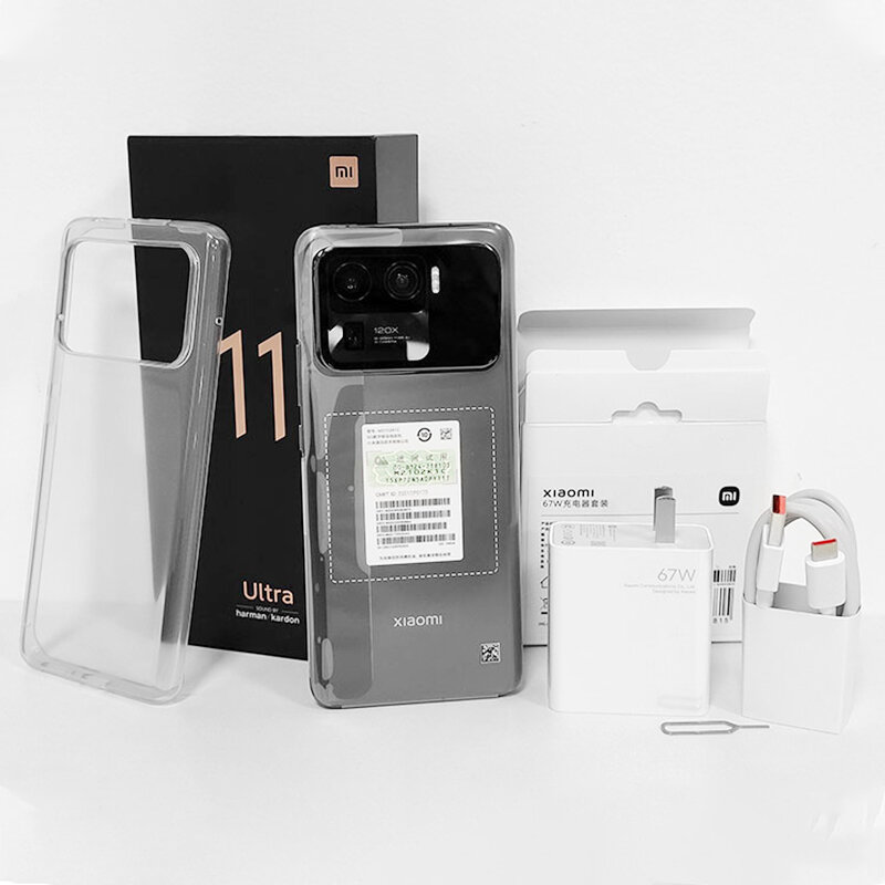 Xiaomi Smartphone Mi 11 Ultra, Version Globale, Écran AMOLED 2K, Snapdragon 888, Octa Core, Charge Rapide jusqu'à 67 W, Triple Caméra 50 mp, NFC, ROM