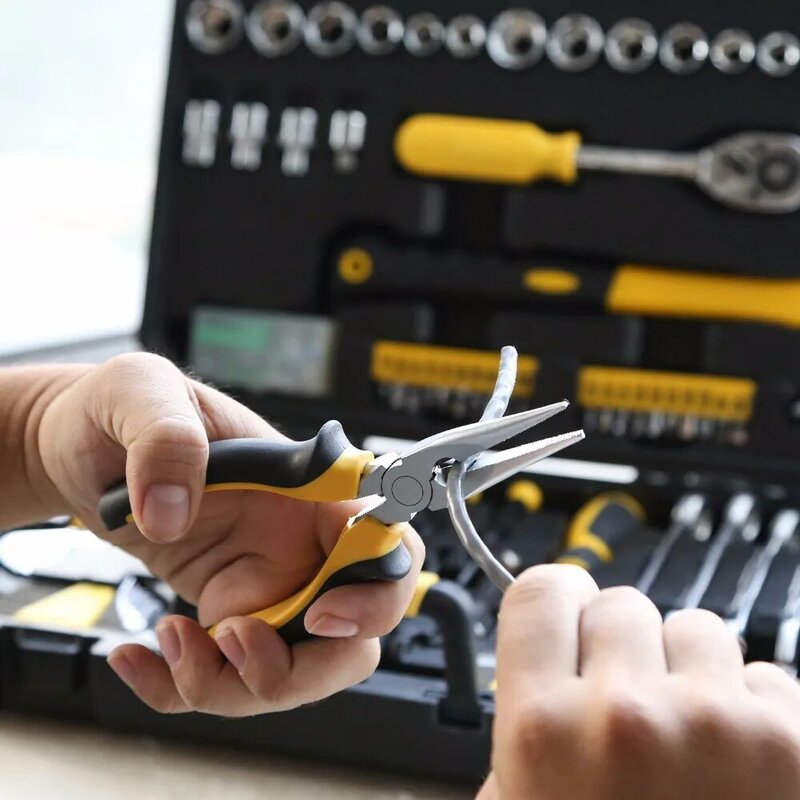 Tomada de fábrica deko ferramenta conjunto ferramentas manuais para o reparo do carro/conjunto reparo doméstico ferramentas soquete conjunto instrumentos ferramentas mecânico