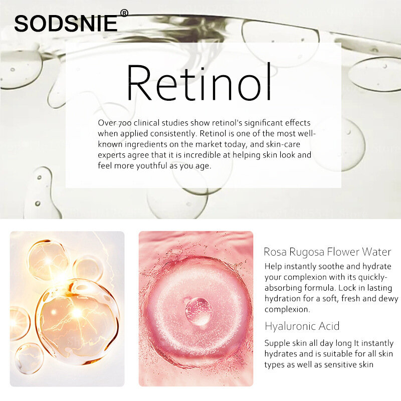 Retinol Rose Anti Dark Circle ครีมทาใต้ตา Multi-Action ครีมทาใต้ตาต่อต้านริ้วรอย Anti-Aging กระชับผิว Peptide Eye กระเป๋า eye Care