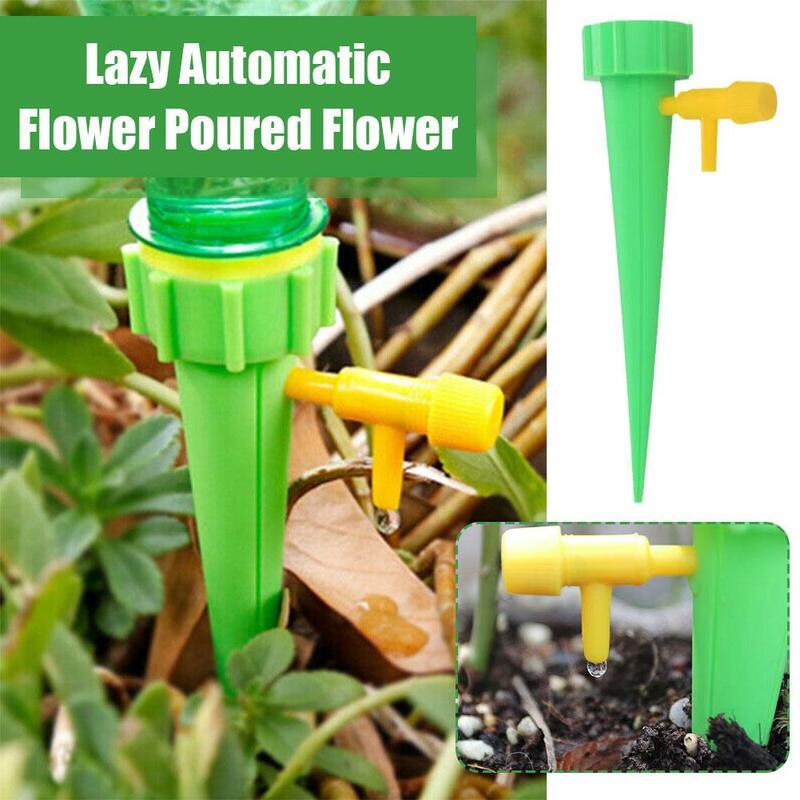 10pcs Self Watering Kits Waterers Drip Irrigation Plant Watering Device Gardening Flowers And Plants Automatic Waterer Gadgets