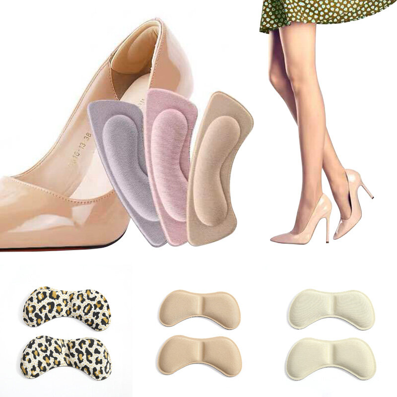 5 Pairs Sponge Heel Insoles Pain Relief Cushion Anti-wear Adhesive Feet Care Pads Heel Protector Sticker Adhesive Insole Patch