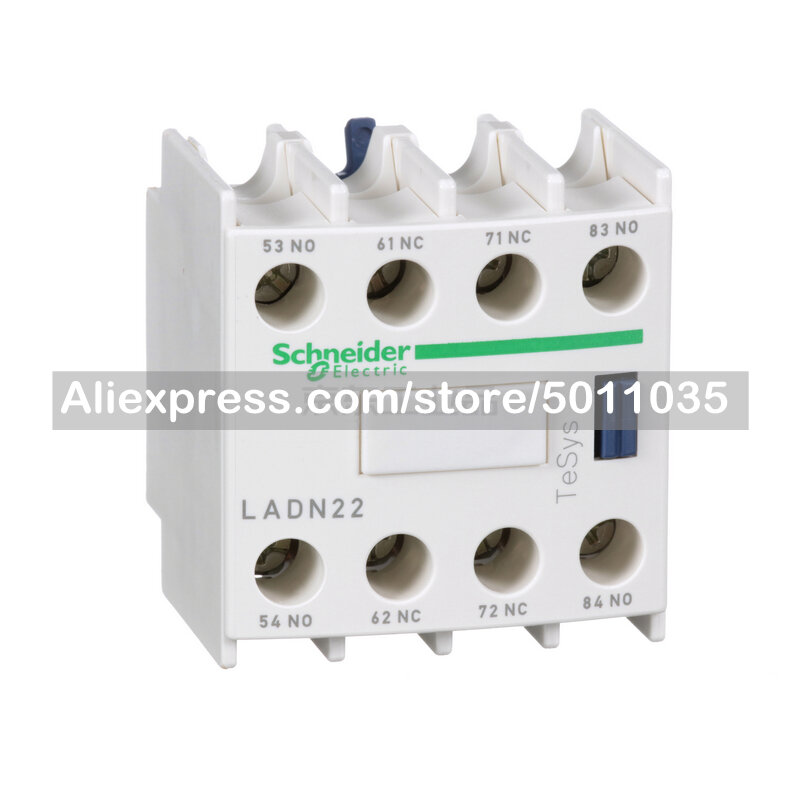 LADN22 Schneider Electric TeSys Contactor Auxiliary Contact Module, 2NO+2NC; LADN22