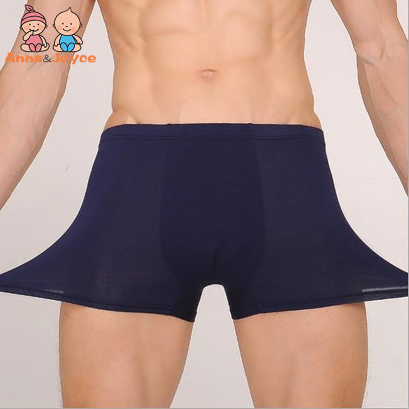 5pc/lot Mix Color Men's Underwear  Boxer Shorts Underpants Breathable Underwear  Plus Size XL-5XL