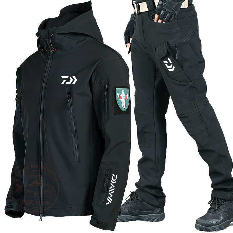 2022 Daiwa Fishing Suit Autumn Winter Fishing Clothing Waterproof Windproof Warm Man Outdoor Fishing Jackets Softshell Clothes