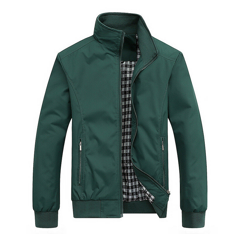 Jaqueta casual masculina jaqueta esportiva casual M-5XL primavera e outono novo casaco de streetwear