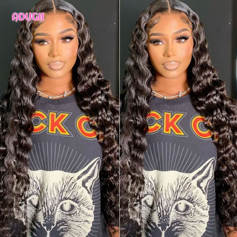 30 Inch Loose Deep Wave Wig 13X4 Pre-Plucked Lace Frontal Wigs For Black Women Malaysia Remy Lace Front Natural Human Hair Wig