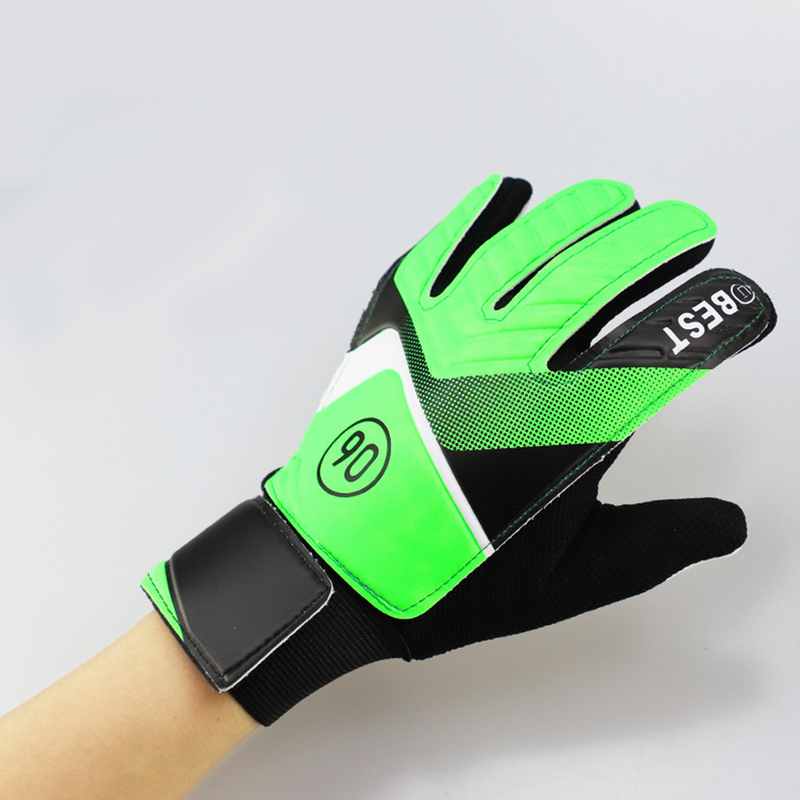 1 par de guantes de portero absorbentes de golpes, equipo de protección práctico y duradero para niños