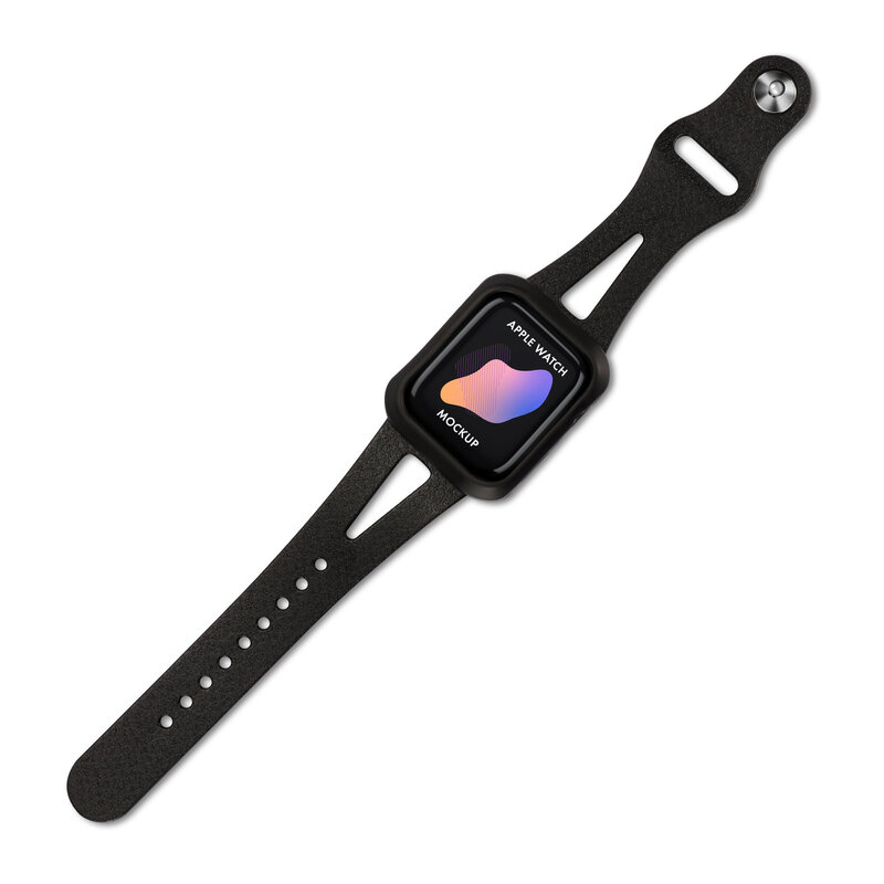 Correa de silicona para Apple Watch, Correa de reloj de 45mm, 41mm, 44mm, 42mm, 40mm, 42mm, 38mm, iWatch 3 4 5 6 se 7