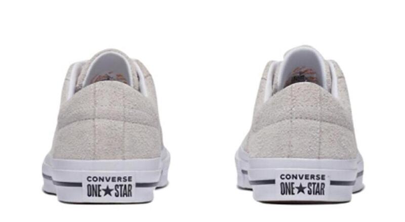 Кеды Converse One Star OX унисекс, классические кроссовки для скейтборда, низкая плоская подошва, белые бежевые, оригинал