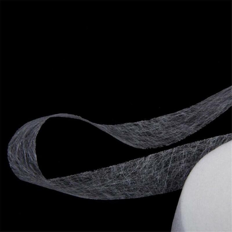 White Double Sided Sewing Accessory Adhesive Tape Cloth Apparel Fusible Interlining Fabric Tape
