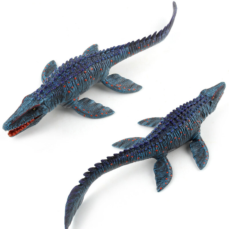 Dinozaur realistyczne figury realistyczne mosazaur Model dinozaura figurki do zabawy dla kolekcjonera dekoracja Party Favor zabawka dziecięca na prezent