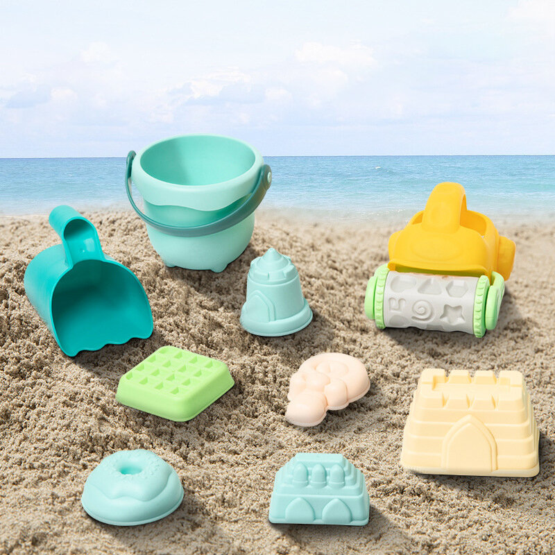 Crianças verão banho de bebê crianças nadar brinquedo praia à beira-mar bonito pousadas pá balde areia molde ferramentas jogar presentes conjuntos com caixa de embalagem