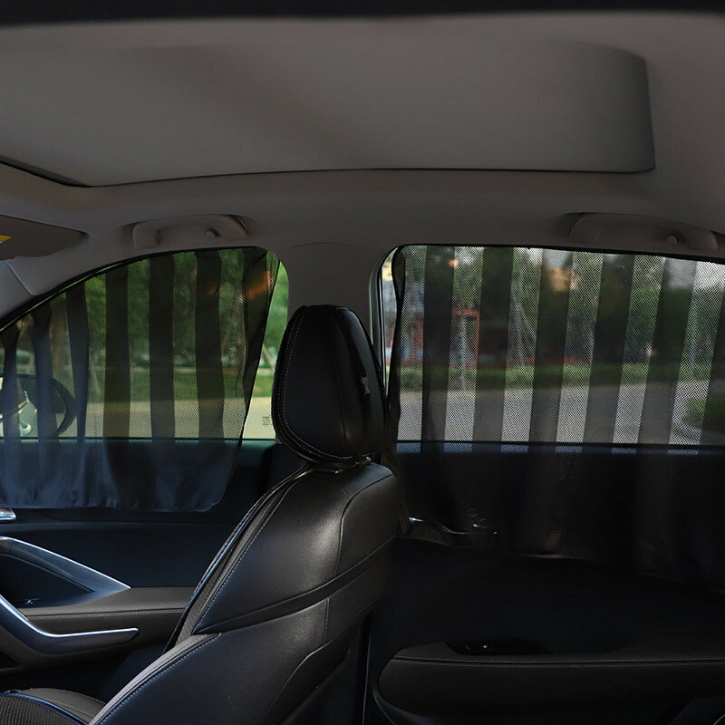 سيارة شريط ظلة العالمي قوي المغناطيسي الأسود البيج شبكة سيارة الستار تنفس ومباشرة الشمس حماية المضادة للأشعة فوق البنفسجية ظلة