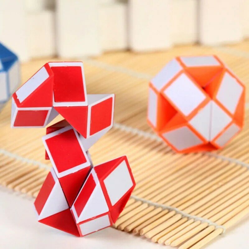 3D Magic Loài Rắn Thước Giải Antistress Cube Xoắn Loài Rắn Transformable Giáo Dục Xếp Hình Đồ Chơi Cho Trẻ Tự Kỷ Một Cách Dễ Dàng