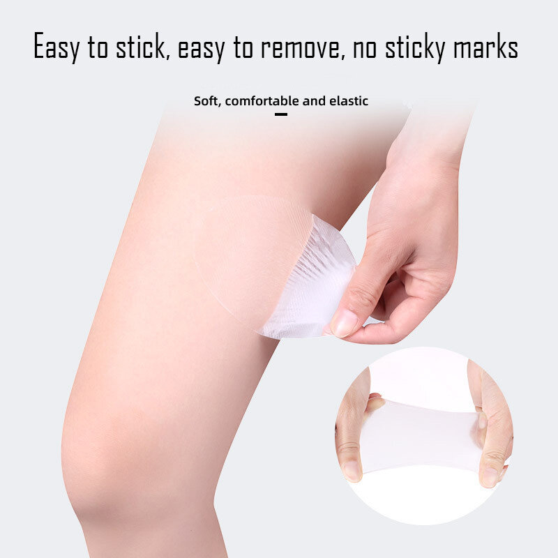 6/12pc Thigh Tapes Unisex Disposable Transparent Invisible Body No-friction Pads Patches For Outdoor Anti-wear Paste Thigh