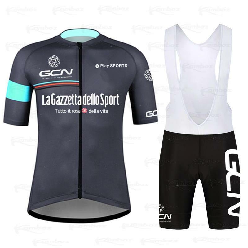 GCN-Conjunto de Ropa de Ciclismo para verano, uniforme de bicicleta de montaña, Ropa deportiva, Maillot para montar, 2022