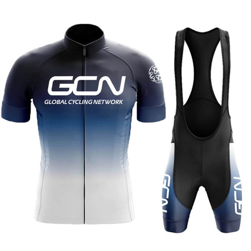 Maillot de cyclisme de l'équipe GCN pour hommes, ensemble de cyclisme à manches courtes, vêtements de Sport vtt, ensemble de vélo, Short bavoir, nouvelle collection été 2022