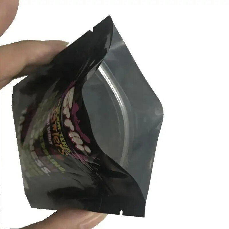 Bolsa de plástico PE de 10x15cm con cierre de cremallera, bolsa de embalaje de joyería de caramelo, autosellado gruesa con bolsa de regalo, bolsas de almacenamiento de té
