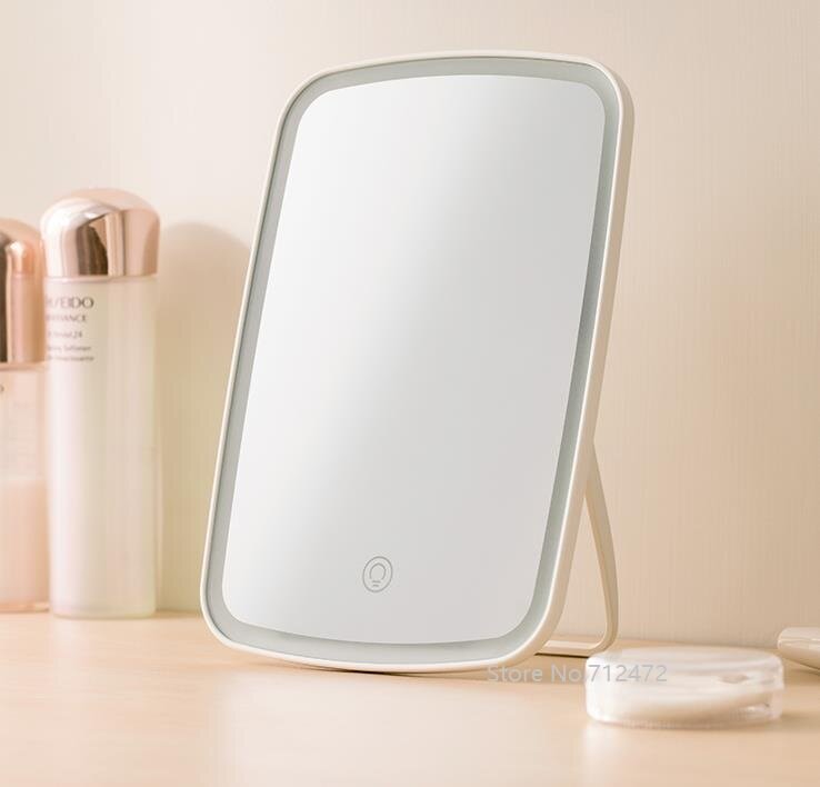 Espejo de maquillaje Youpin Mijia, luz led, plegable, portátil, luz de relleno, dormitorio, hogar, escritorio