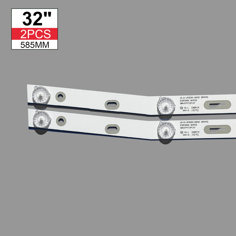 Светодиодная лента с 6 светодиодный пами для AKAI JS-D-JP3220-061EC E32F2000 MCPCB AKTV3222 NUOVA ST3151A05-8 V320BJ7-PE1 AKTV3212 AKTV3216