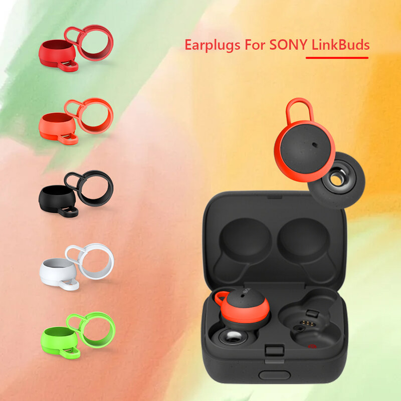 5คู่หูฟังซิลิโคน Eartips สำหรับ Sony LinkBuds WF-L900ปลั๊กอุดหู