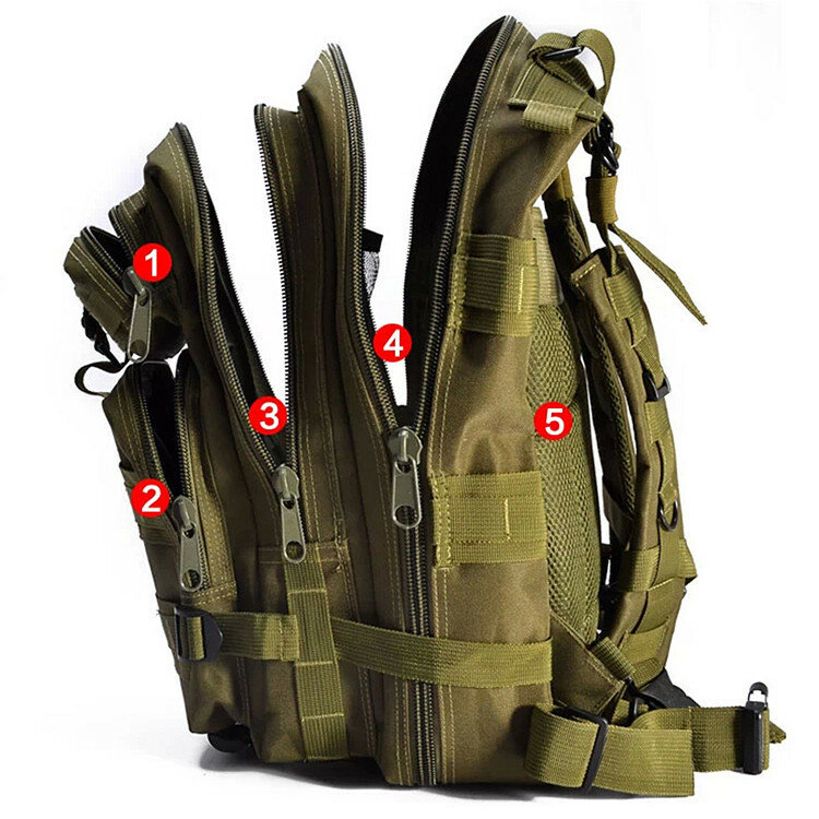 Hot Hunting Gear Accessories Men Outdoor Military Travel Molle Backpack Airsoft Camping Hiking Trekking Backpack Camouflage Bag
