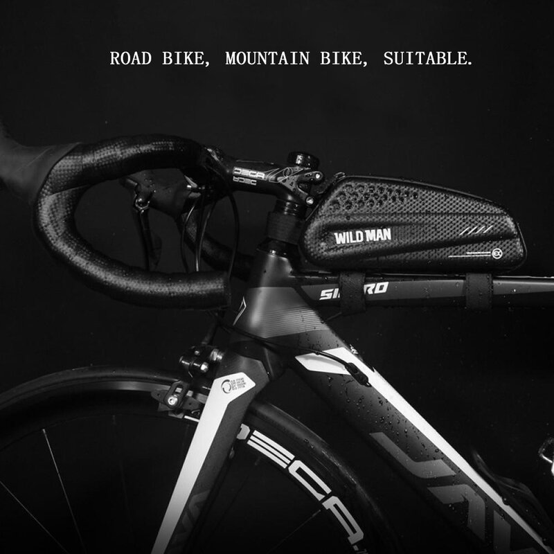 Sac de vélo support de vélo sac de vélo pour cadre porte-bagages de vélo imperméable Pu + Eva sac de vélo accessoires de vélo sac de Scooter