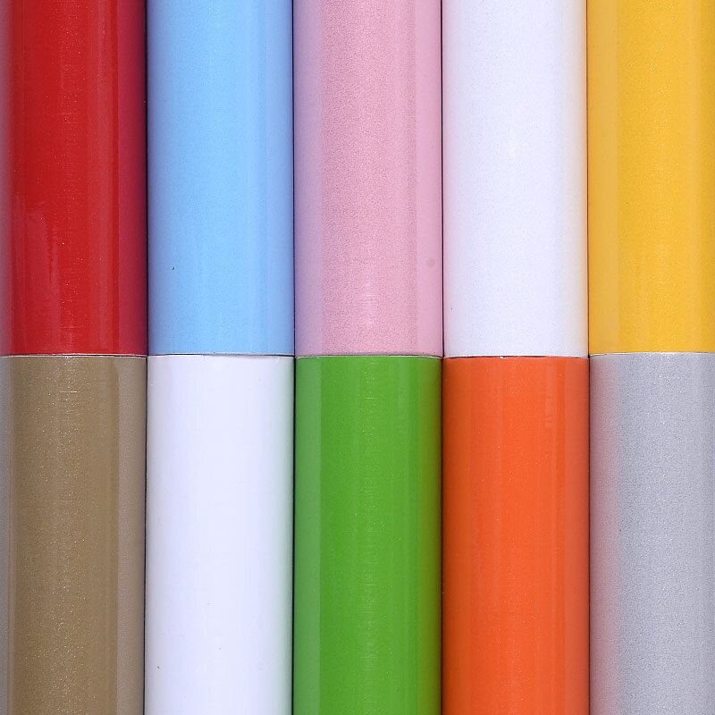 Vinyl einfarbig möbel renovierung aufkleber Wasserdichte Tapete Selbst Klebe Wand papiere Öl proof aufkleber Küche leuchte