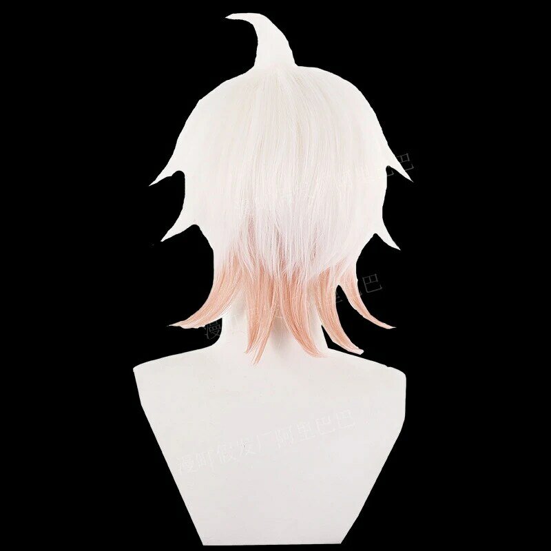 Komaeda Nagito – perruque de Cosplay, cheveux synthétiques de dessin animé, résistante à la chaleur, Danganronpa