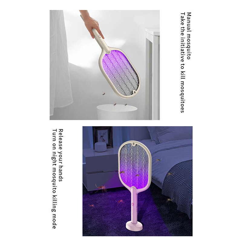 Lampe électrique anti-moustiques à haute efficacité, chargeur USB, capteur d'insectes pour maison intelligente