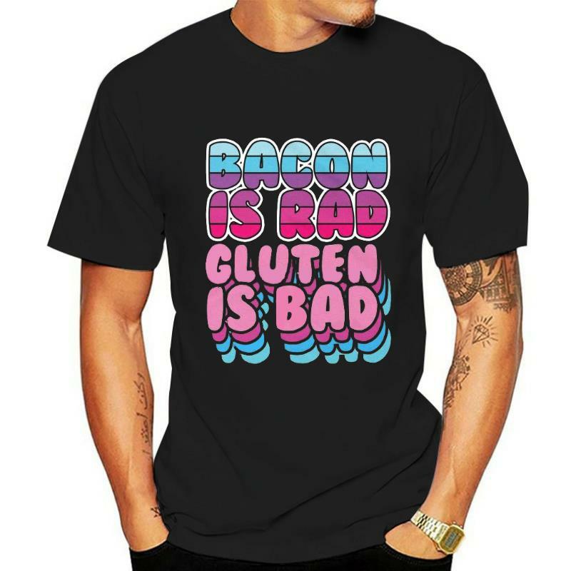 Bacon Is Rad Gluten Is Slecht Klassieke Volwassen T-shirt Mannen T-shirt