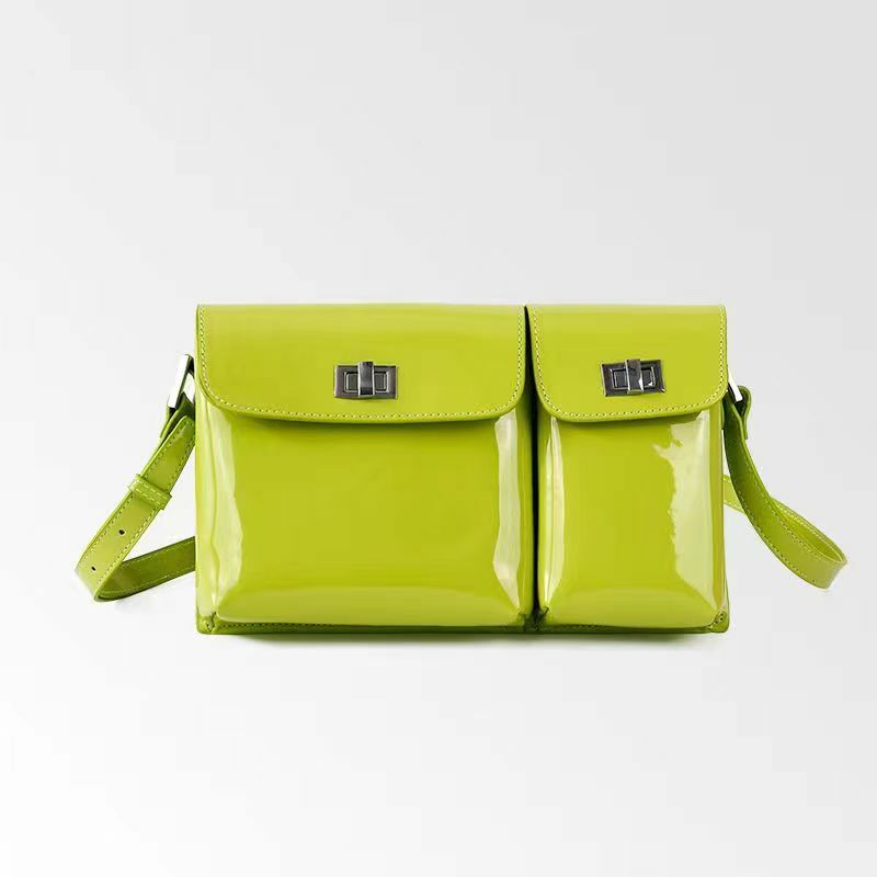 Bolso para las axilas Gemini de diseñador, bolso de un solo hombro, bolso de palo francés, bolso cruzado para mujer, bolso de mano de diseñador de pintura Retro