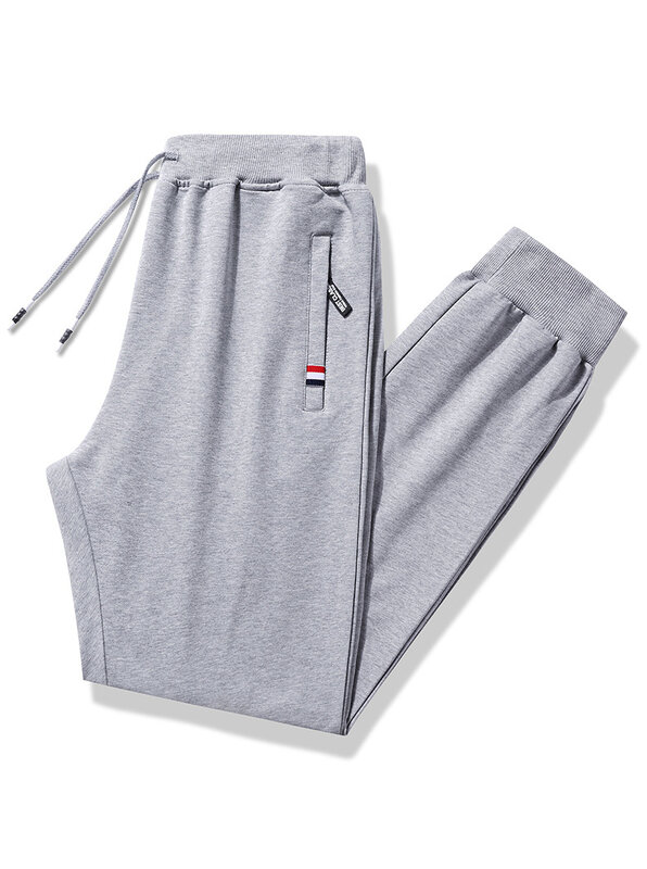 Cotton men's sports pants spring and autumn loose feet Korean style trendy pants large size casual pants long pants men