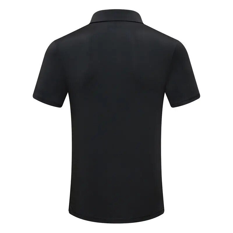 Рубашка-поло мужская быстросохнущая, одежда для гольфа, из полиэстера и спандекса, одежда с короткими рукавами, лето