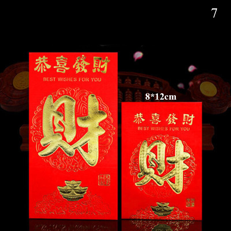 Hadiah Festival Musim Semi Cina Kreatif Baru Dalam Amplop Merah Hadiah Merah Cina Terbaik Berharap Tahun Baru Cina Paket Merah