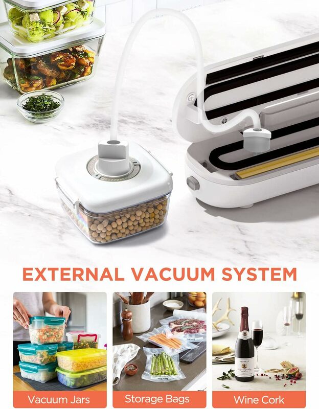 CalmDo Automatische Vakuum Versiegelung Sous Vide Mit Vakuum Taschen Verpackung Maschine Vakuum Packer Paket Für Küche lebensmittel Frisch zu halten