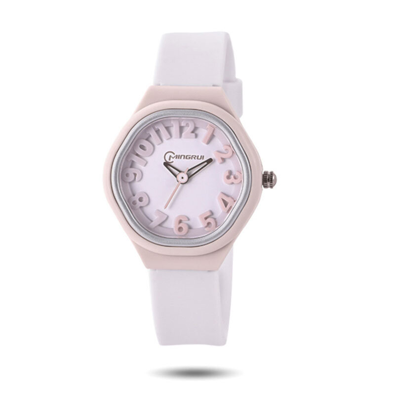 Creative Children's Watch Simple Dial Lovely Girl Waterproof Wrist Watch Student Quartz Watch Birthday Gift