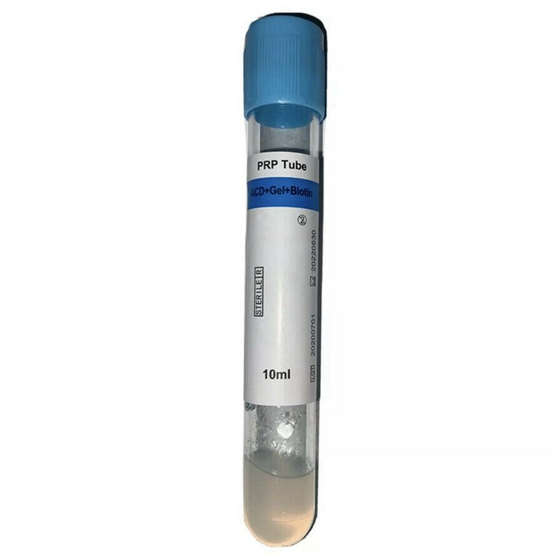 Tubo de plástico de presión negativa inferior de Gel ácido, recolección y medición de Plasma de plaquetas, 10Ml