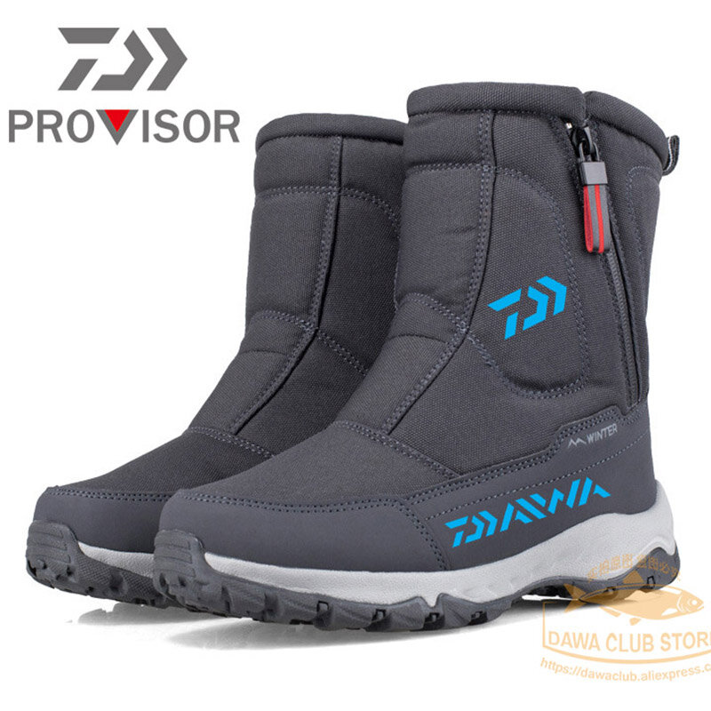 Daiwa-Botas de nieve transpirables y antideslizantes para exteriores, zapatos de pesca impermeables, cálidos, invierno, 2022