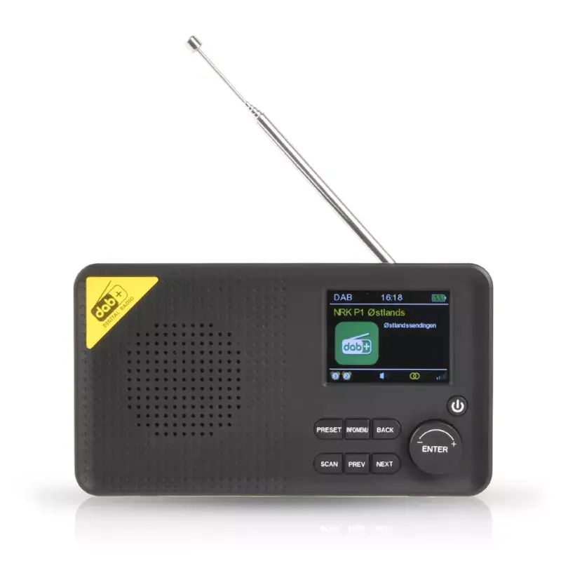 Radio Digital Portátil con Bluetooth, DAB/DAB + y receptor FM, recargable, 2022