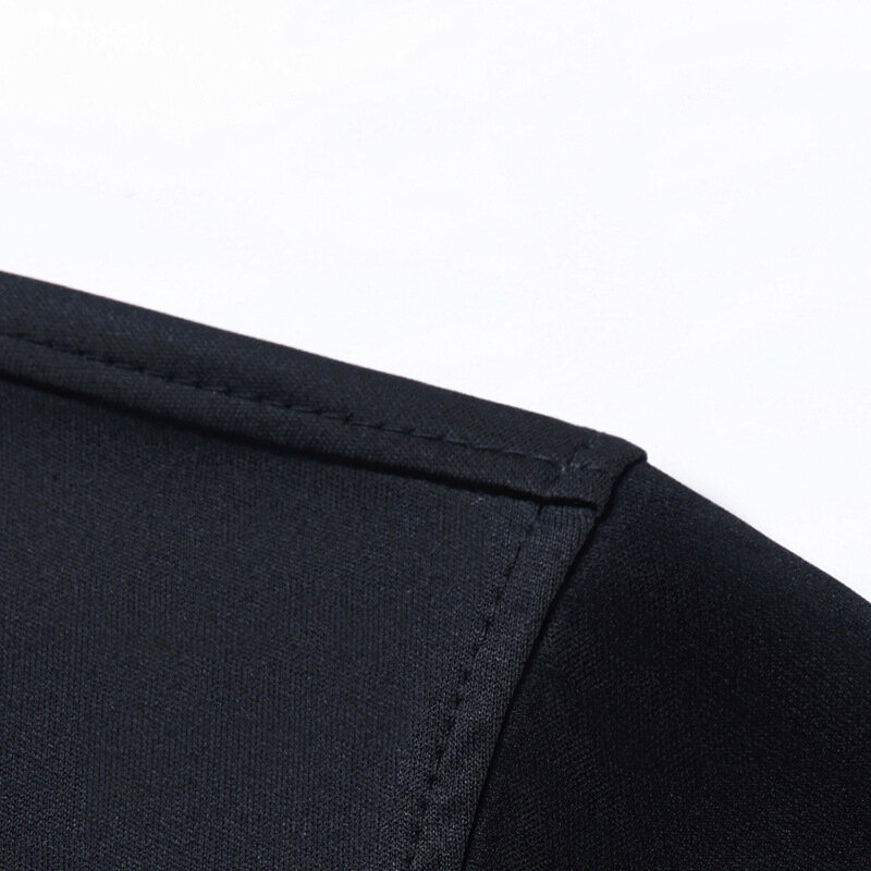 قمصان بولو رجالي صيفية مطرزة بأكمام قصيرة تيشيرتات أصلية عصرية من الحرير الجليدي موضة ملابس علوية ضيقة 2022 ملابس مصممة