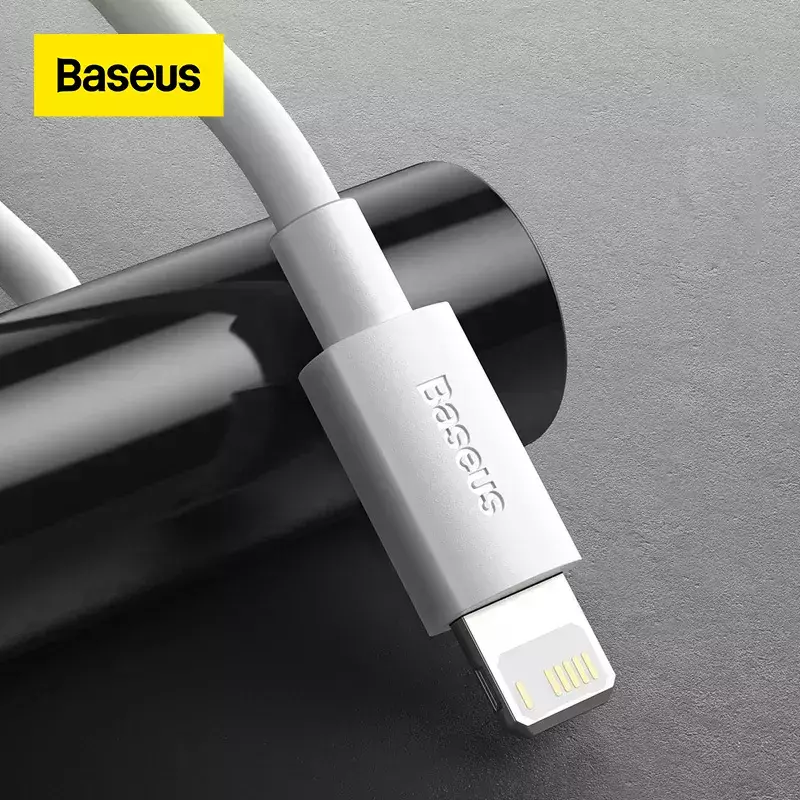 Baseus USB Cable for iPhone 12 11 11 Pro 8 XR 2.4A Fast Charging USB for iPhone Cable Data Cable Phone Charger Cable Wire Cord