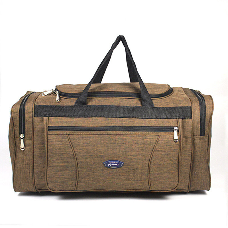 Oxford-bolsas de viaje impermeables para hombre, equipaje de mano, bolsa de viaje grande para negocios, bolsa de viaje de gran capacidad para fin de semana