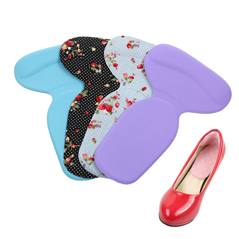 1 Pair Half Insoles Women Shoes Back Sticker High Heels Liner Insert Heel Pain Relief Protector Cushion Pads Shoe Size Reducer